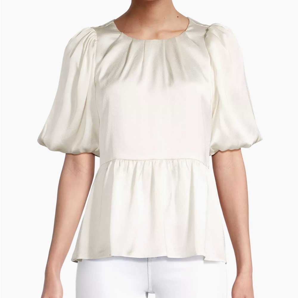 NEW Lilly Pulitzer Ivory Blakelynn elbow top